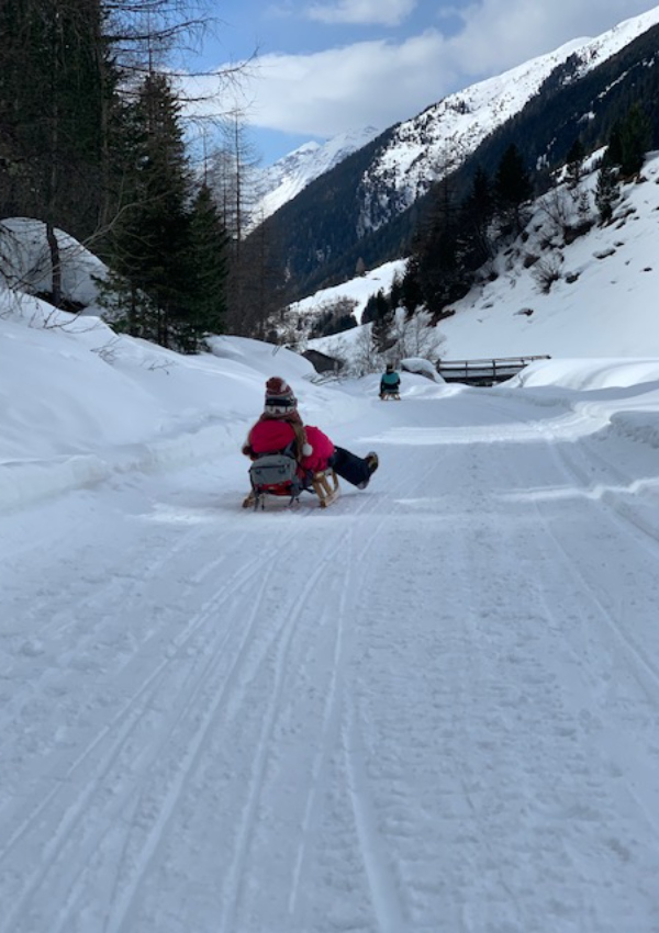 Tobogganing in Niederthai