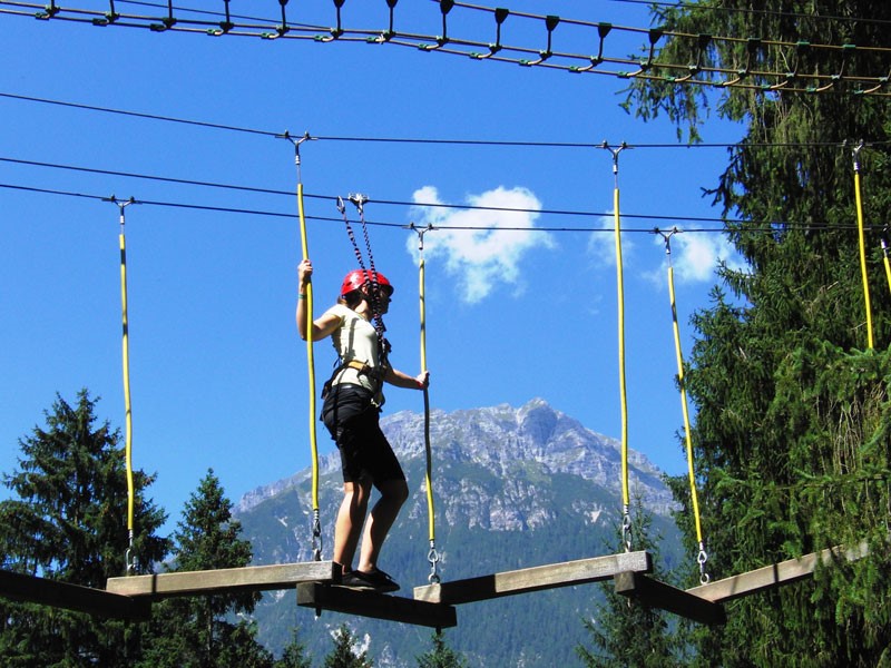 1st Adventure Park in Tyrol - high ropes course