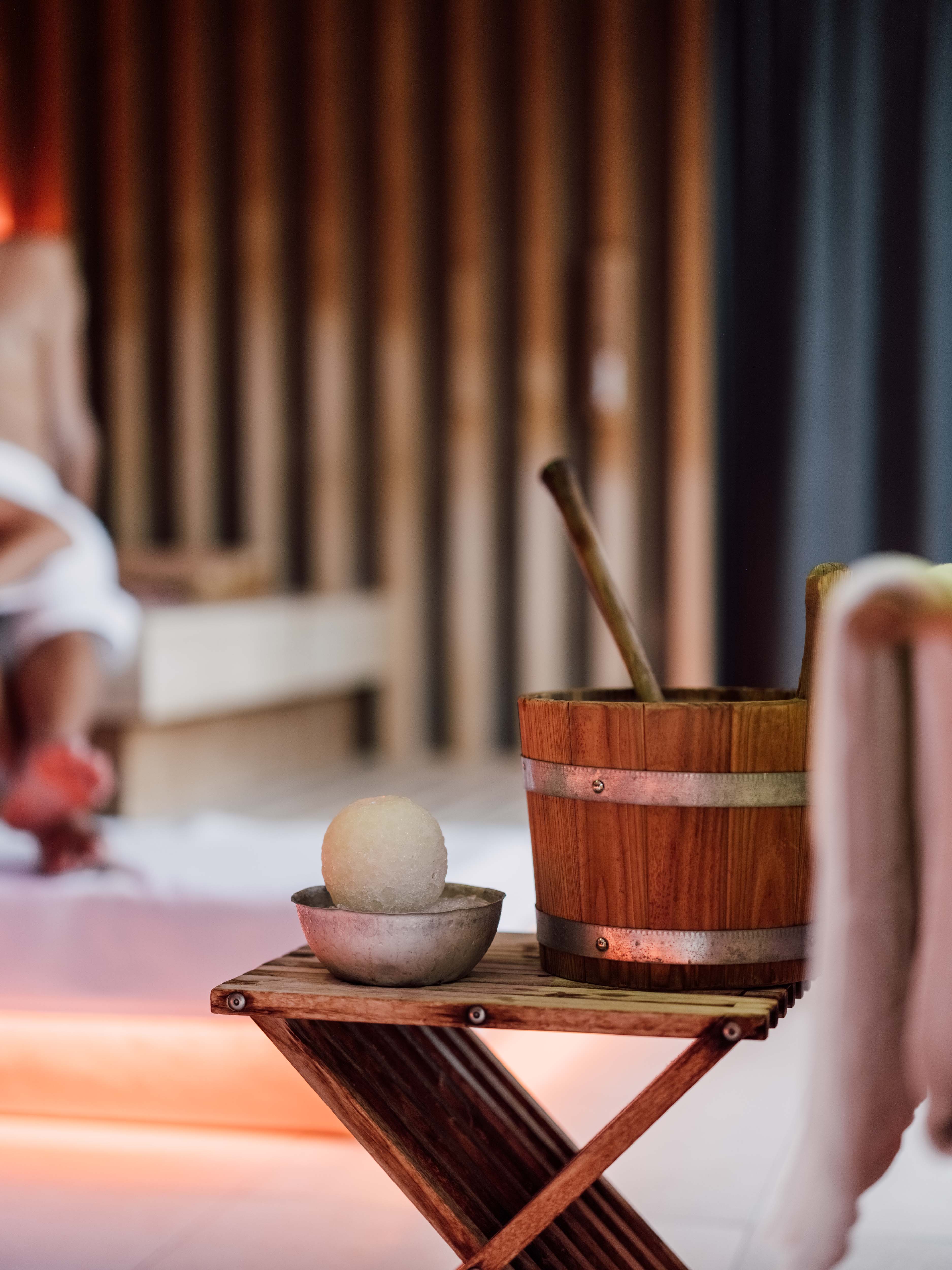 Sauna infusion crystal singing bowl