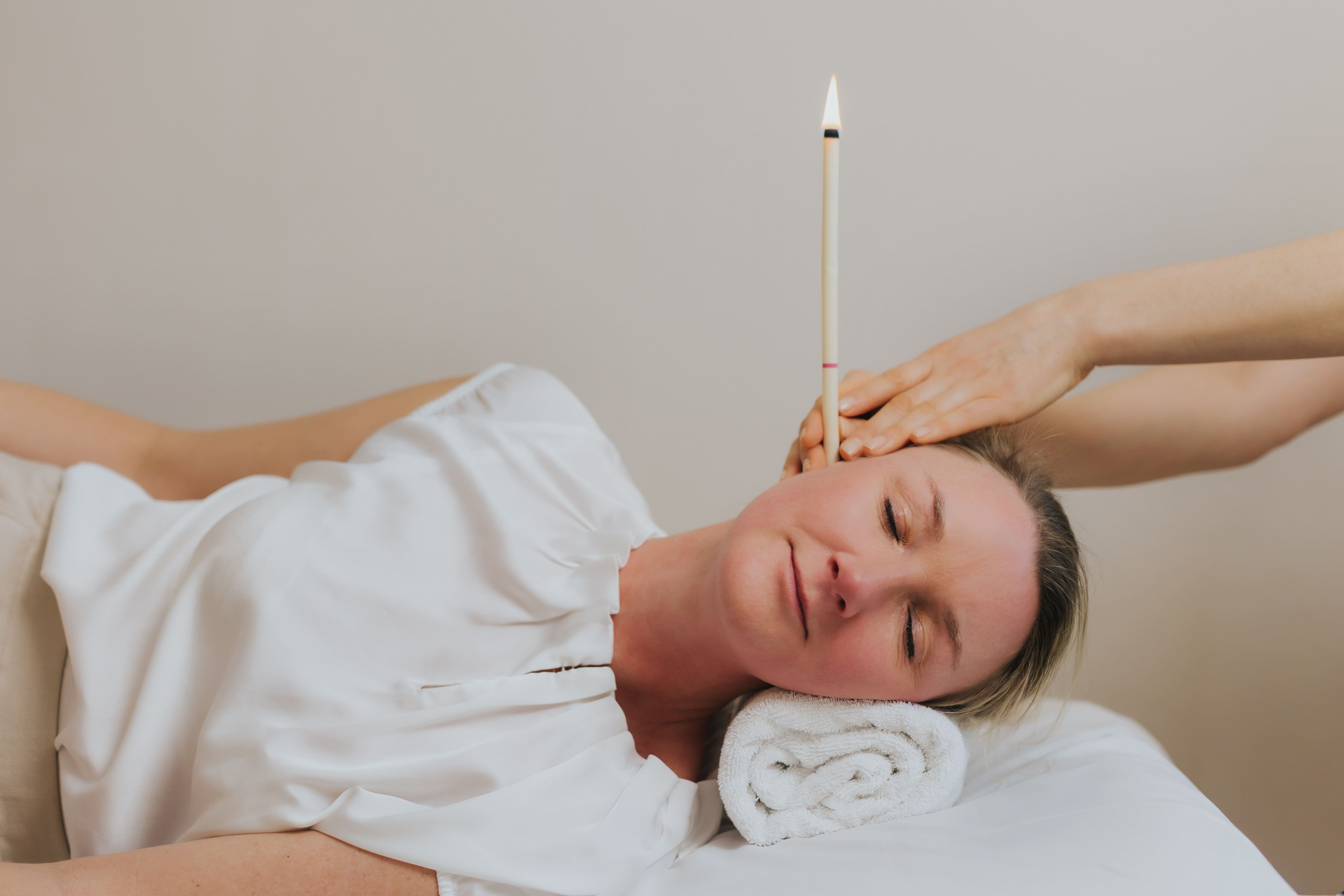 Ear candling treatment