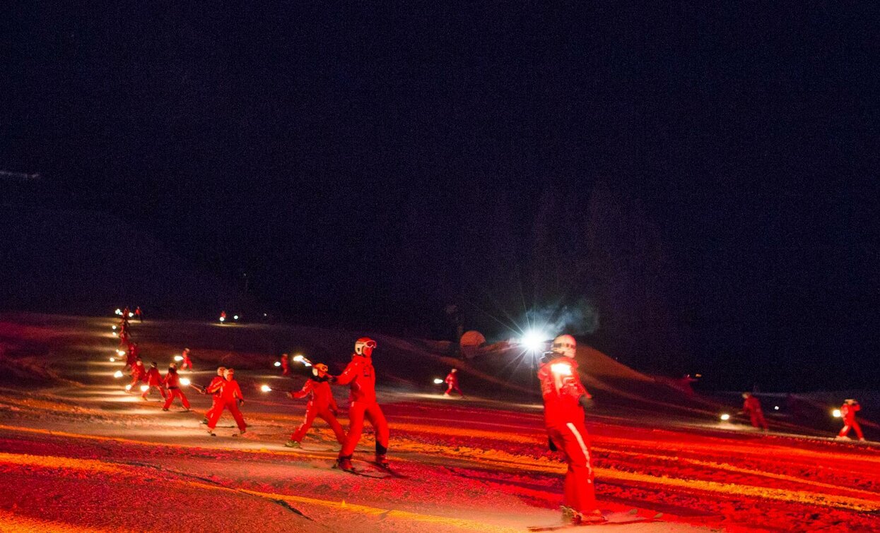 New Year's Eve Torchlight Descent at Carezza
