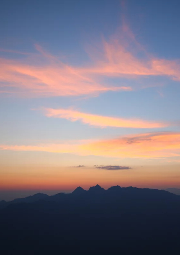 Sonnenaufgang am Frudiger