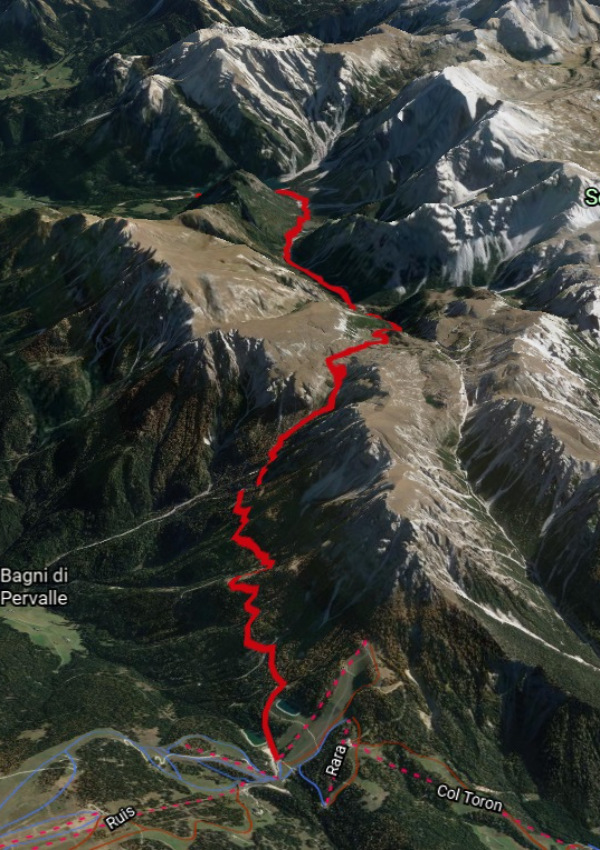 Alternative Route nach Prags