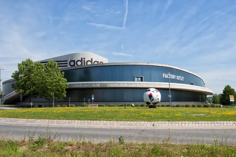 Sportswear shopping at the Adidas Outlet Herzogenaurach