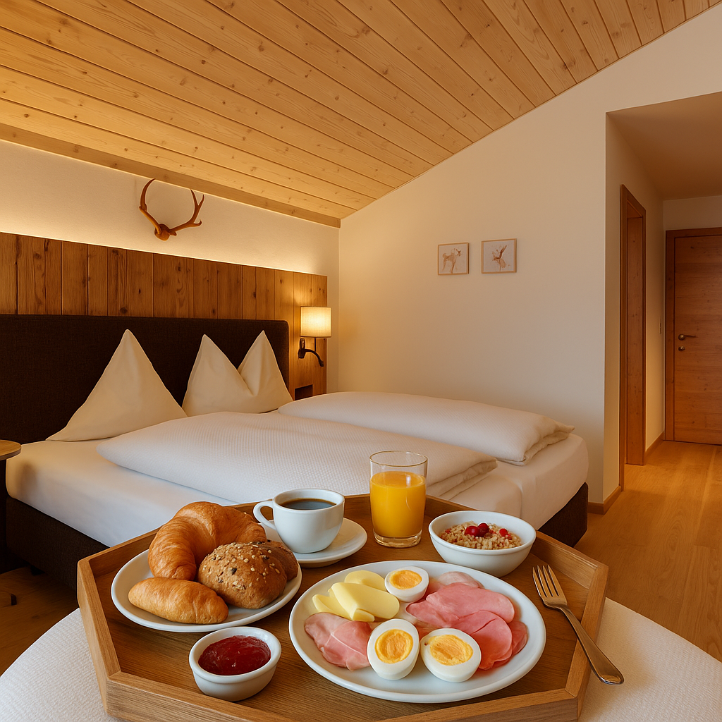 Privates Frühstück auf dem Zimmer