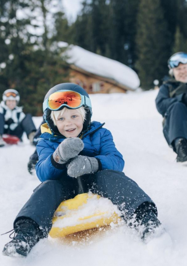 Winter sports alternative - Tobogganing