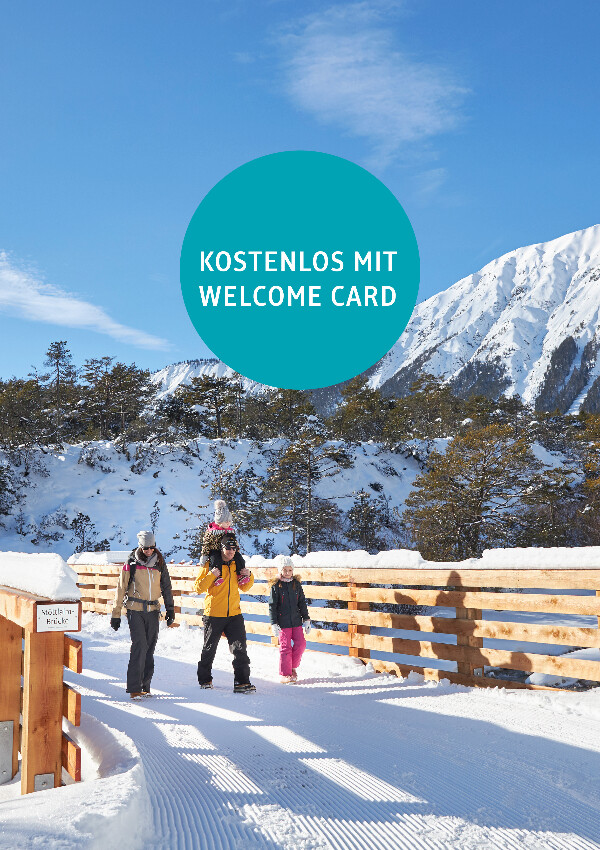 Nature experience winter hike on the Mieminger Plateau for families and beginners image