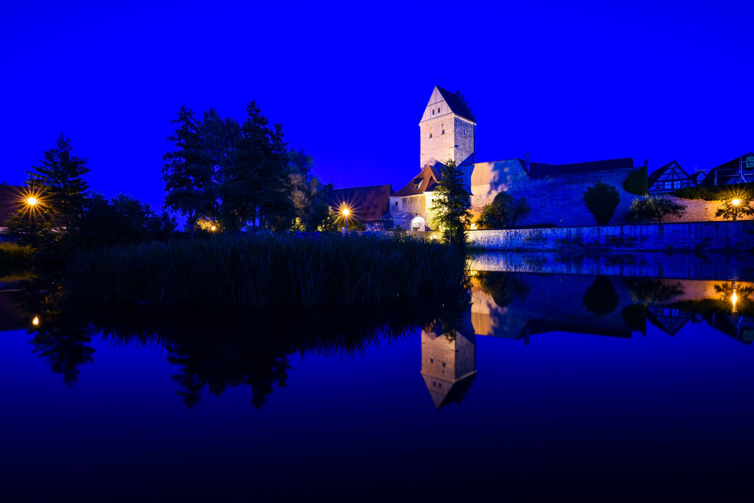 Dinkelsbühl by night - city tour with the night watchman