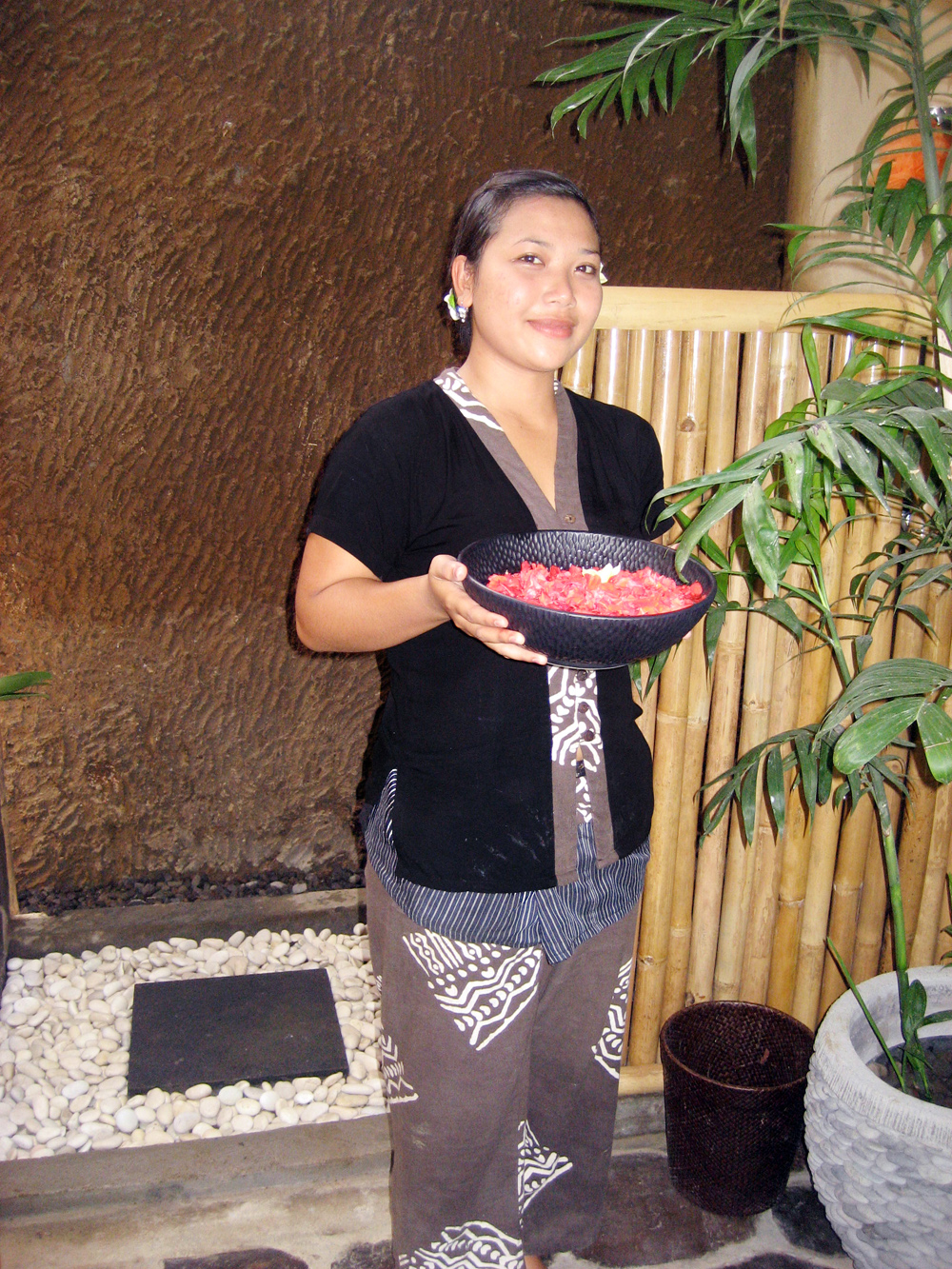 Balinese temple oil massage