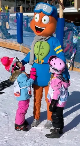 Children's skiing fun right on the doorstep