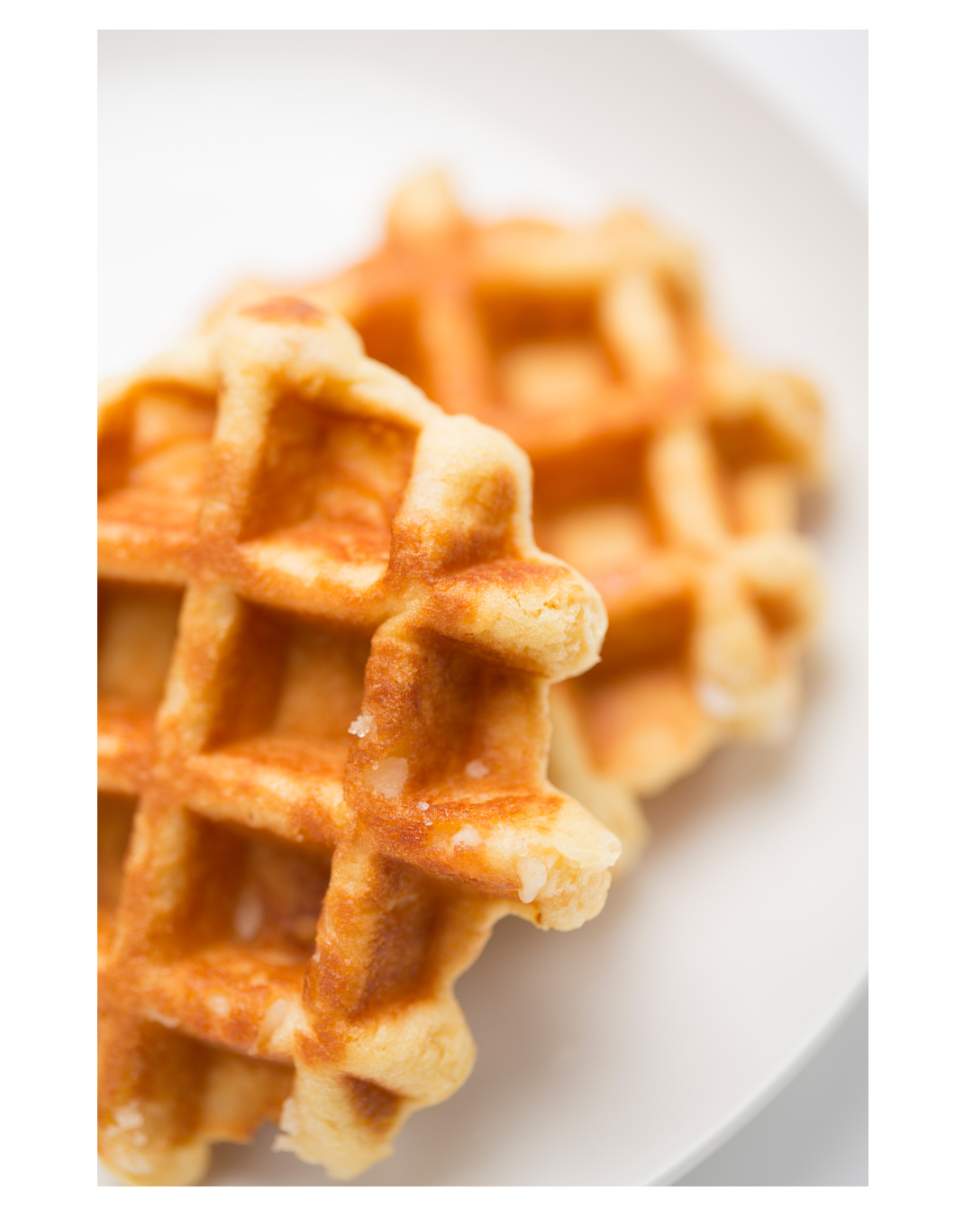 Baking waffles - Our host afternoon