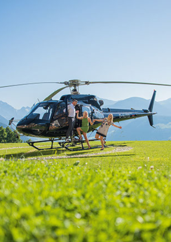 Helikopter Rundflug über die Dolomiten 