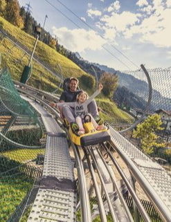 Summer toboggan run