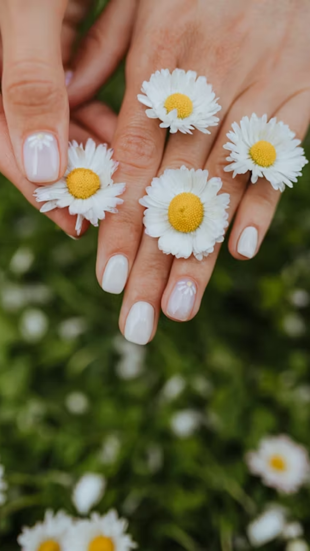 Manicure with varnish