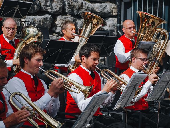 Square concert of the MV Alpenklänge Damüls