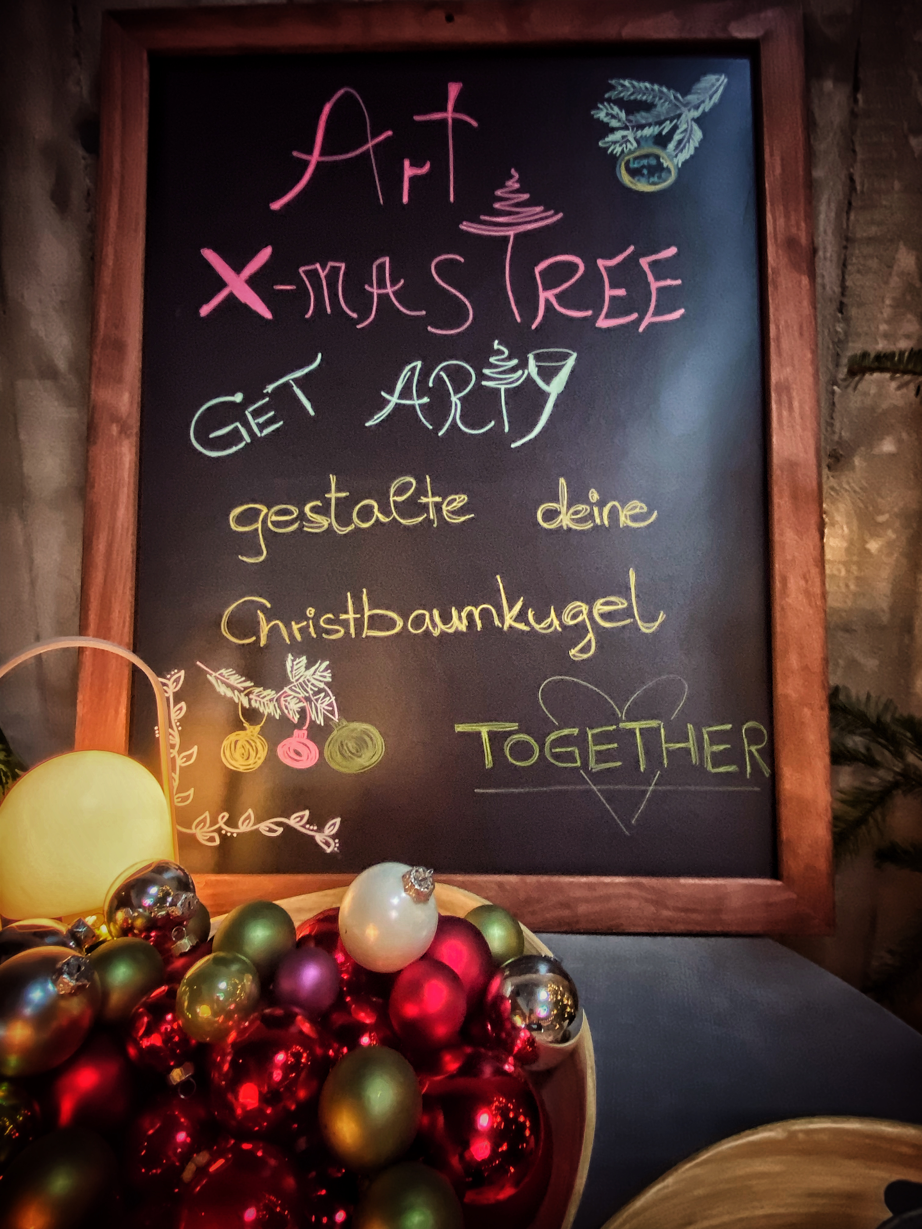 Arty Christmas - TOGETHER tree decorating, crafting & cookie station