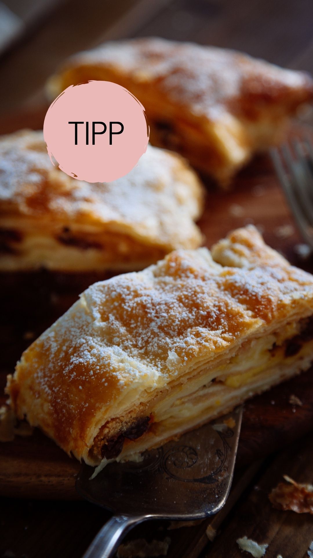 Apple strudel to go