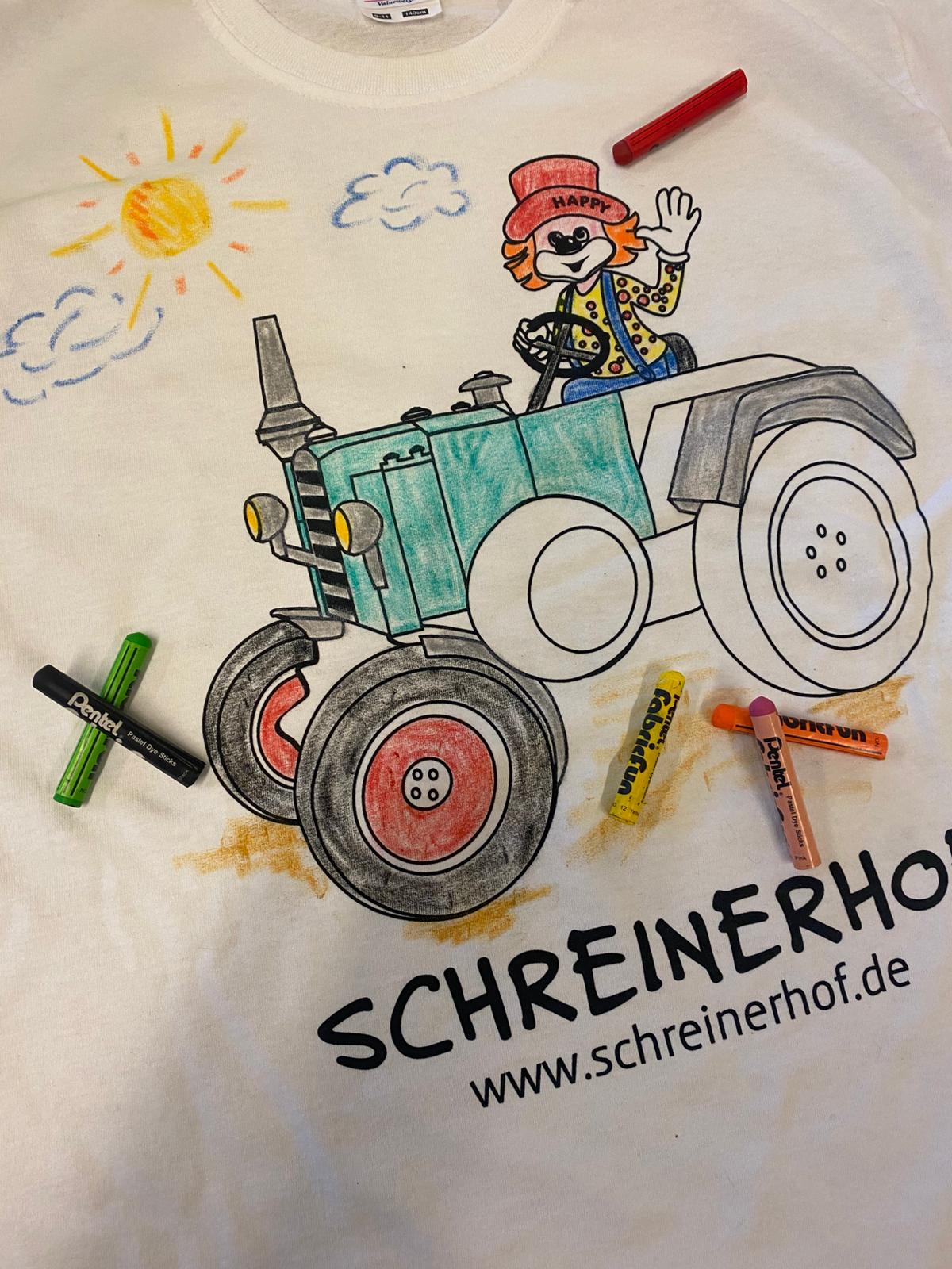 Happy T-Shirts malen