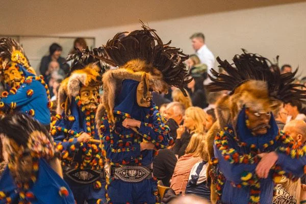 Carnival finale of the Neustift customs group