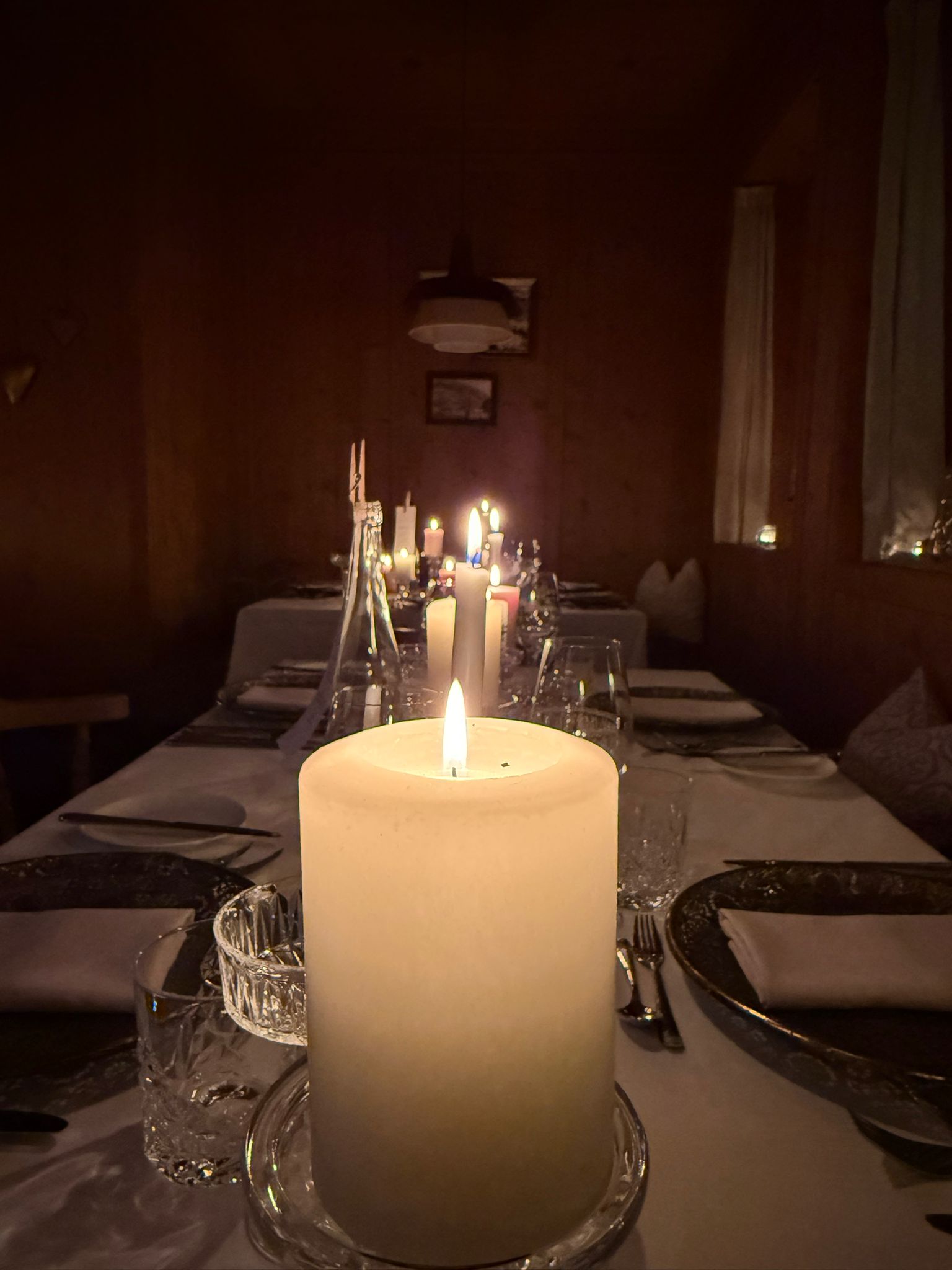Candlelight dinner at the Erbhofa