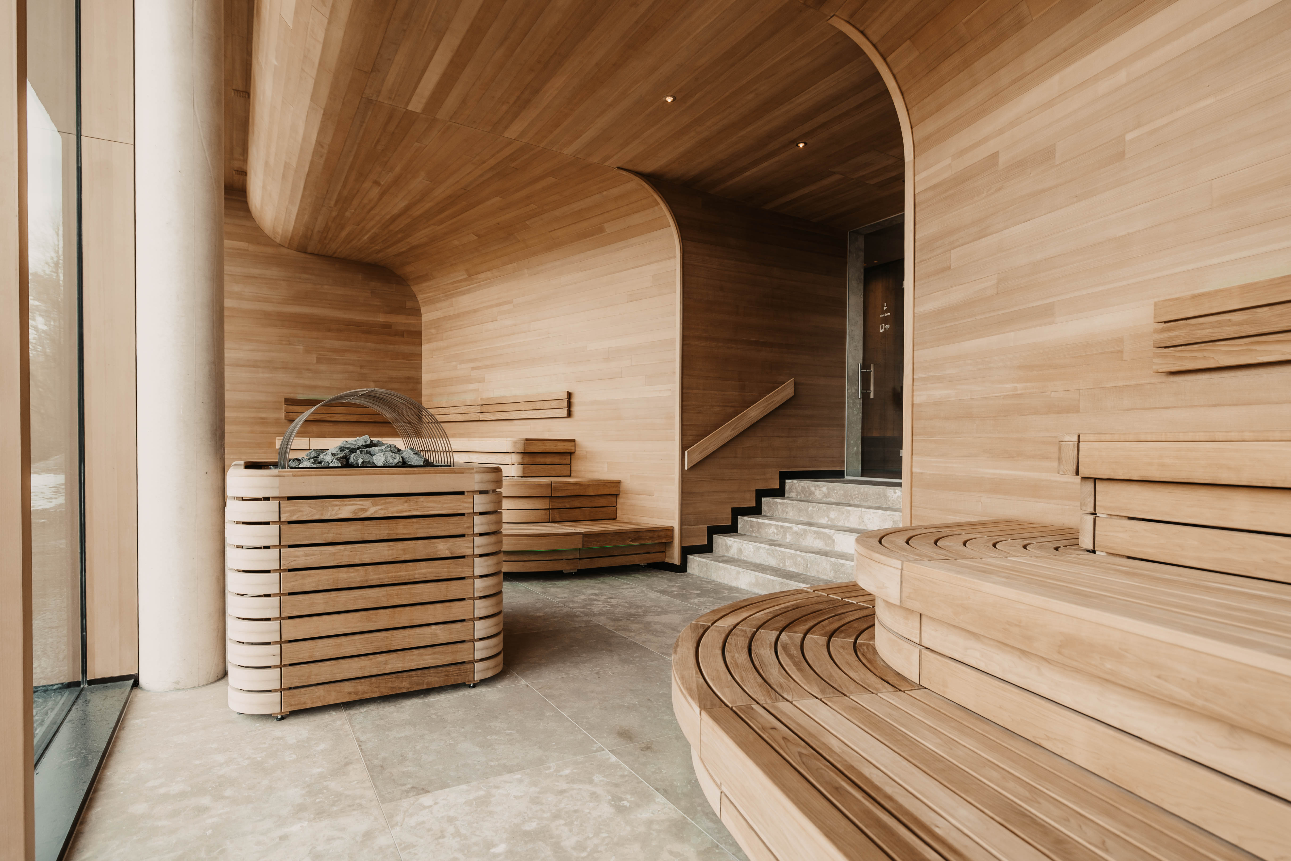 Sauna infusion Finnish sauna with essential oils