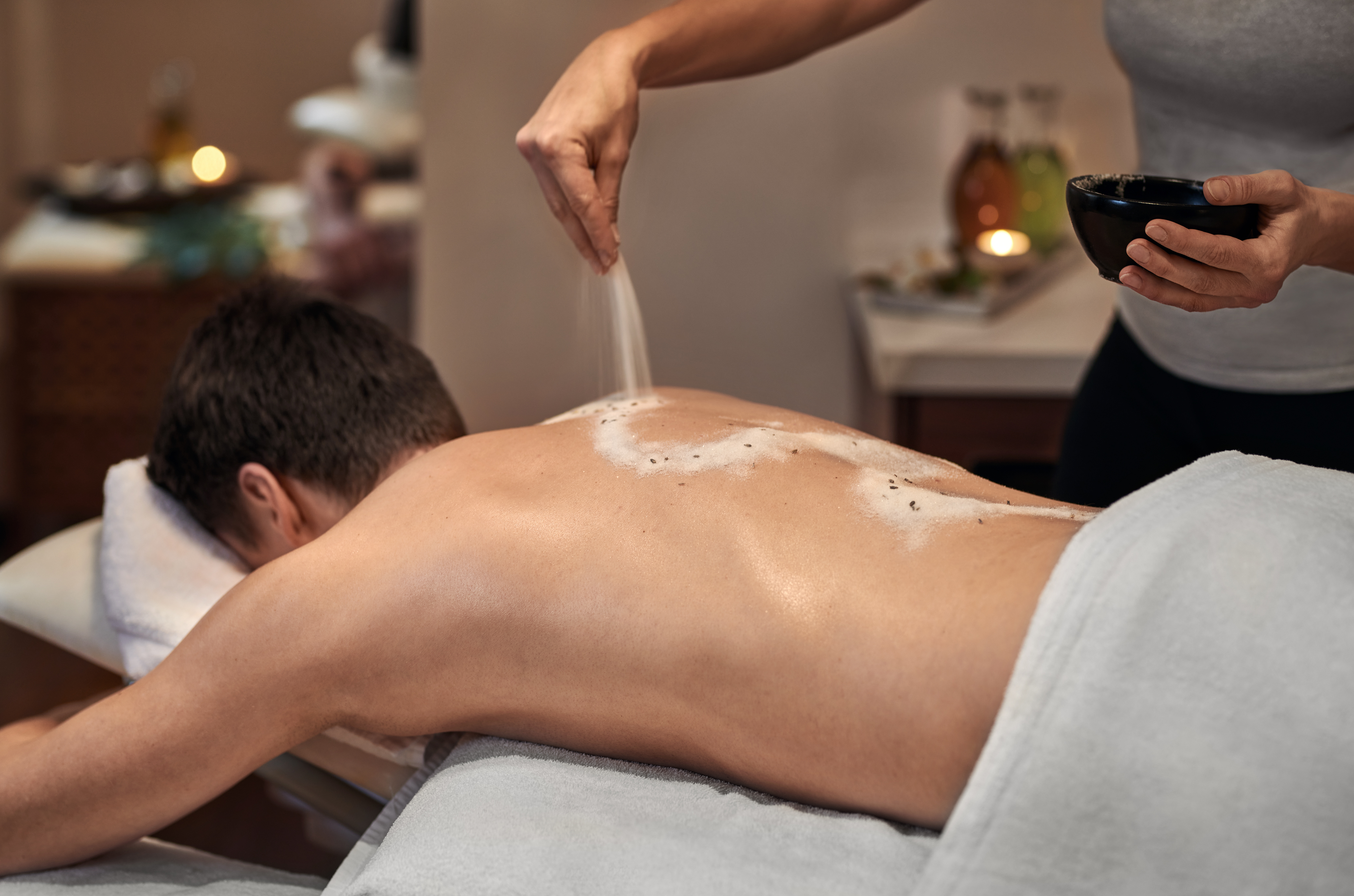 Partial body massage