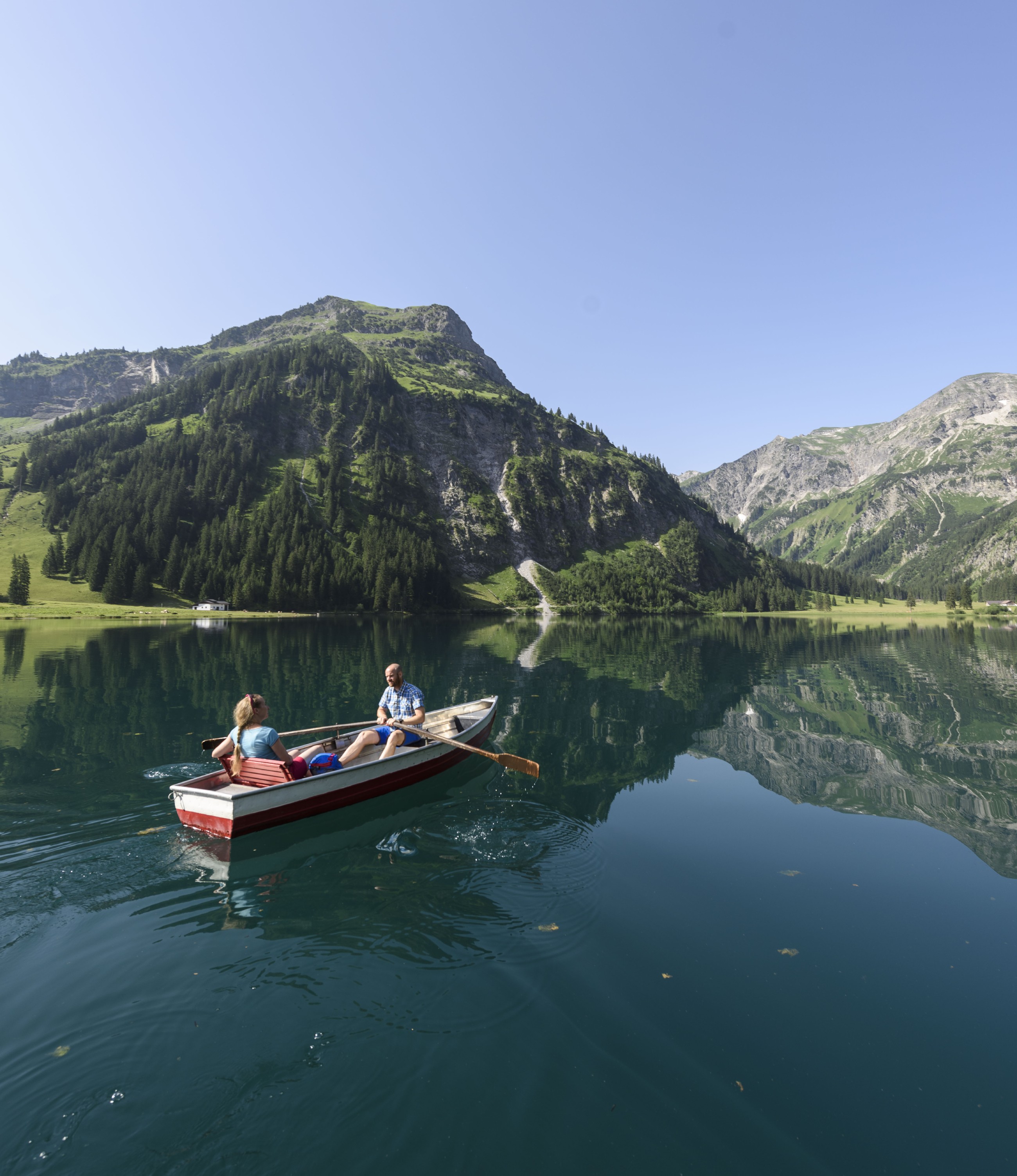 Bathing lakes in the Tannheimer Valley