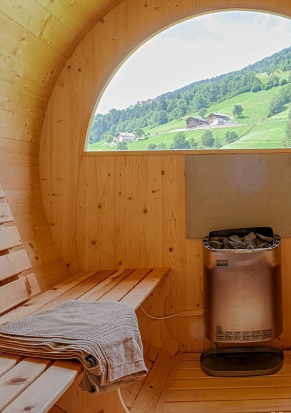 Fassauna e i bagni di neve