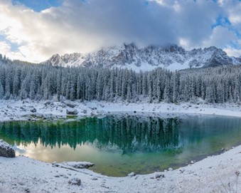 Winterwanderung zum Karersee