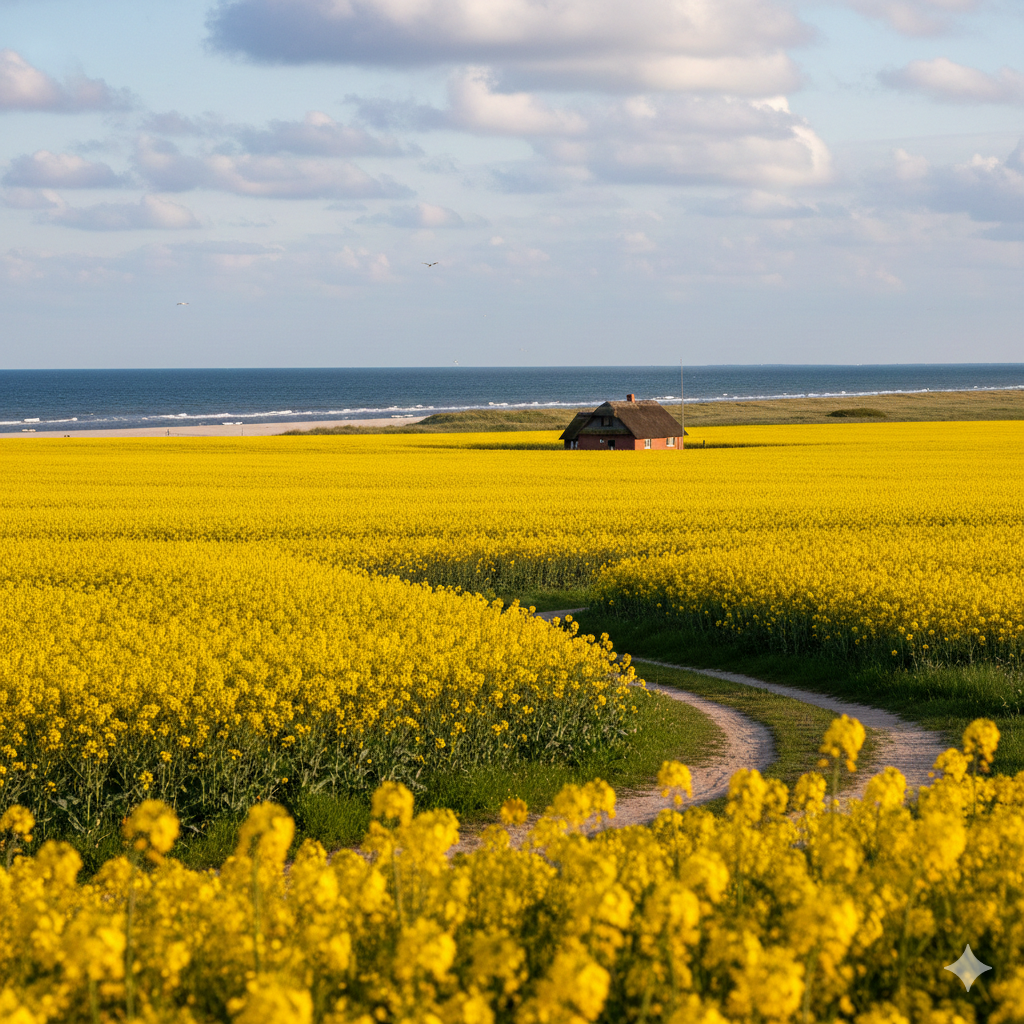 Rapeseed blossom weeks from April 6 to May 14