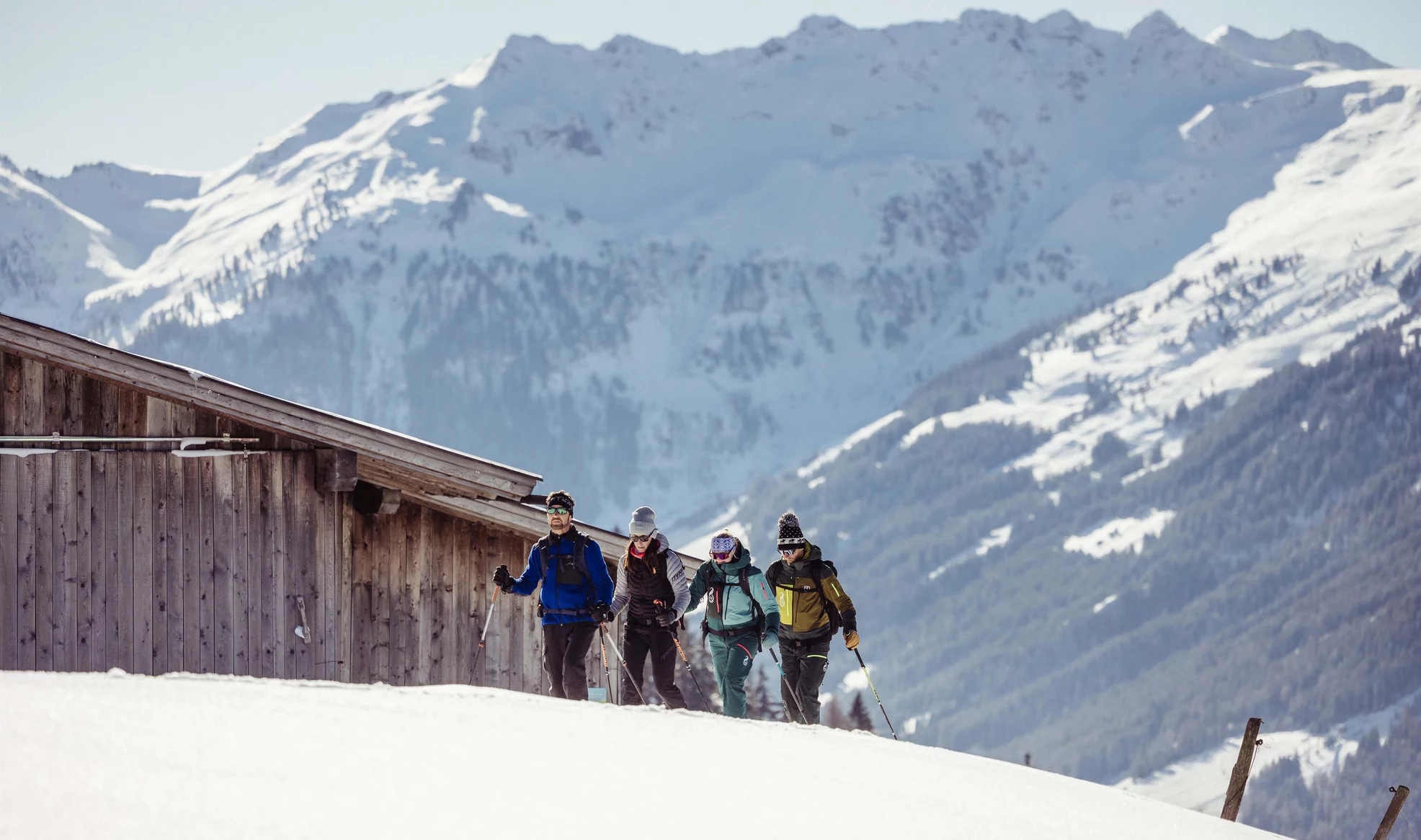 Pleasure snowshoe tour