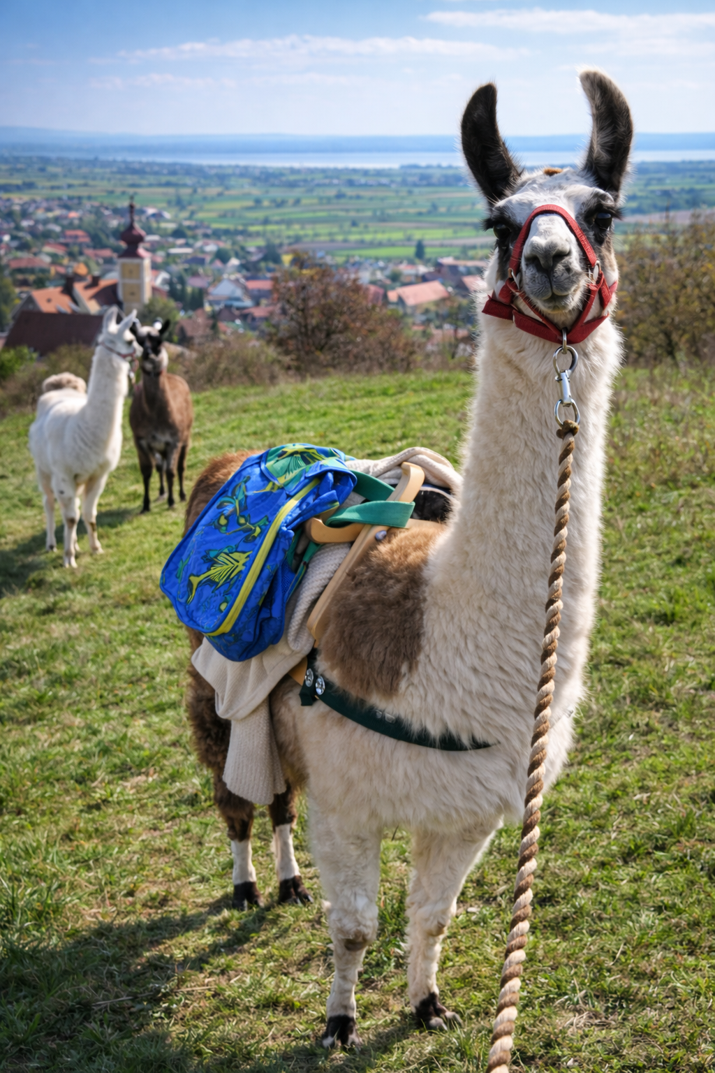 Wanderung mit Lamas und Speck braten - Donnerskirchen