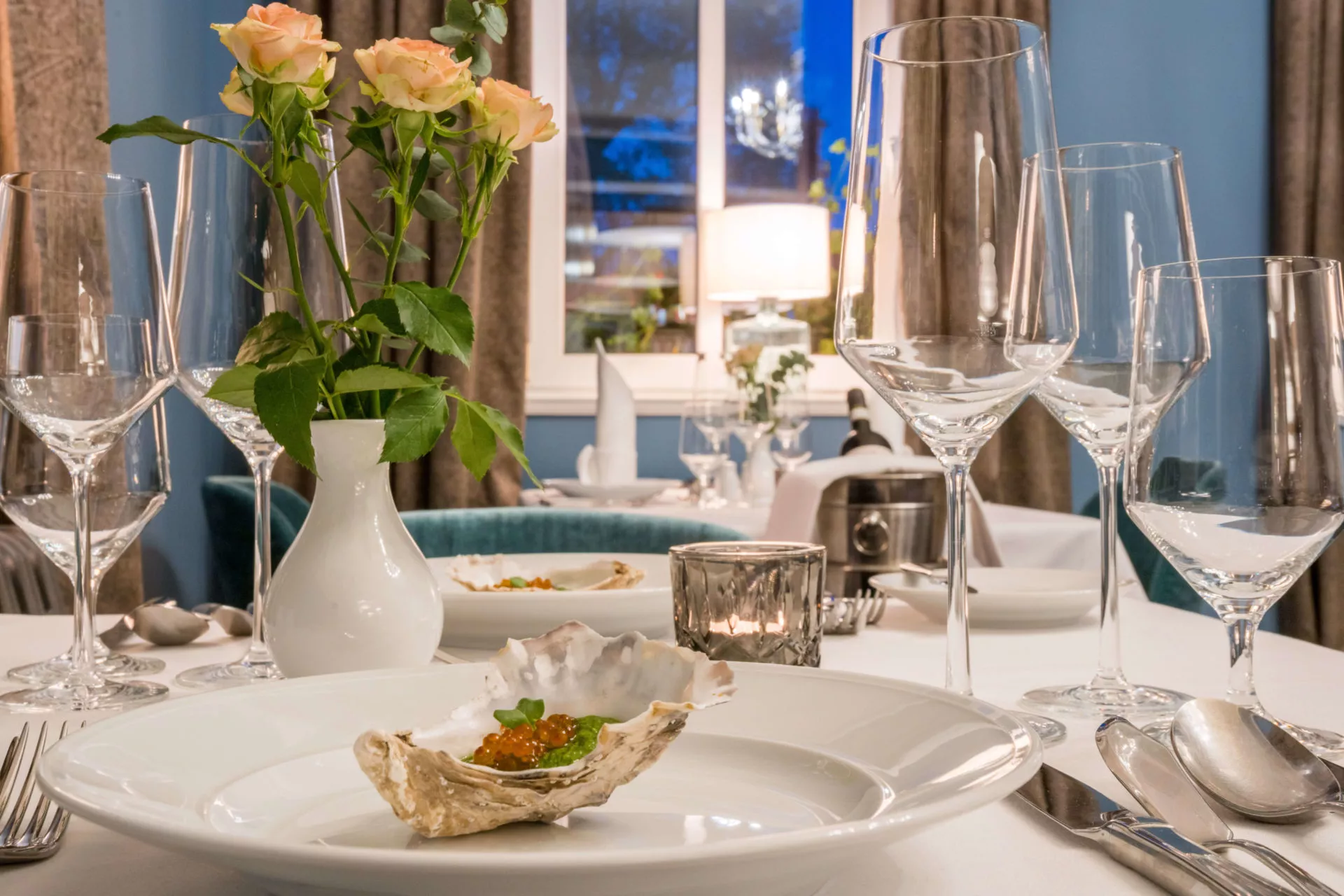 Romantic 4-course menu for two