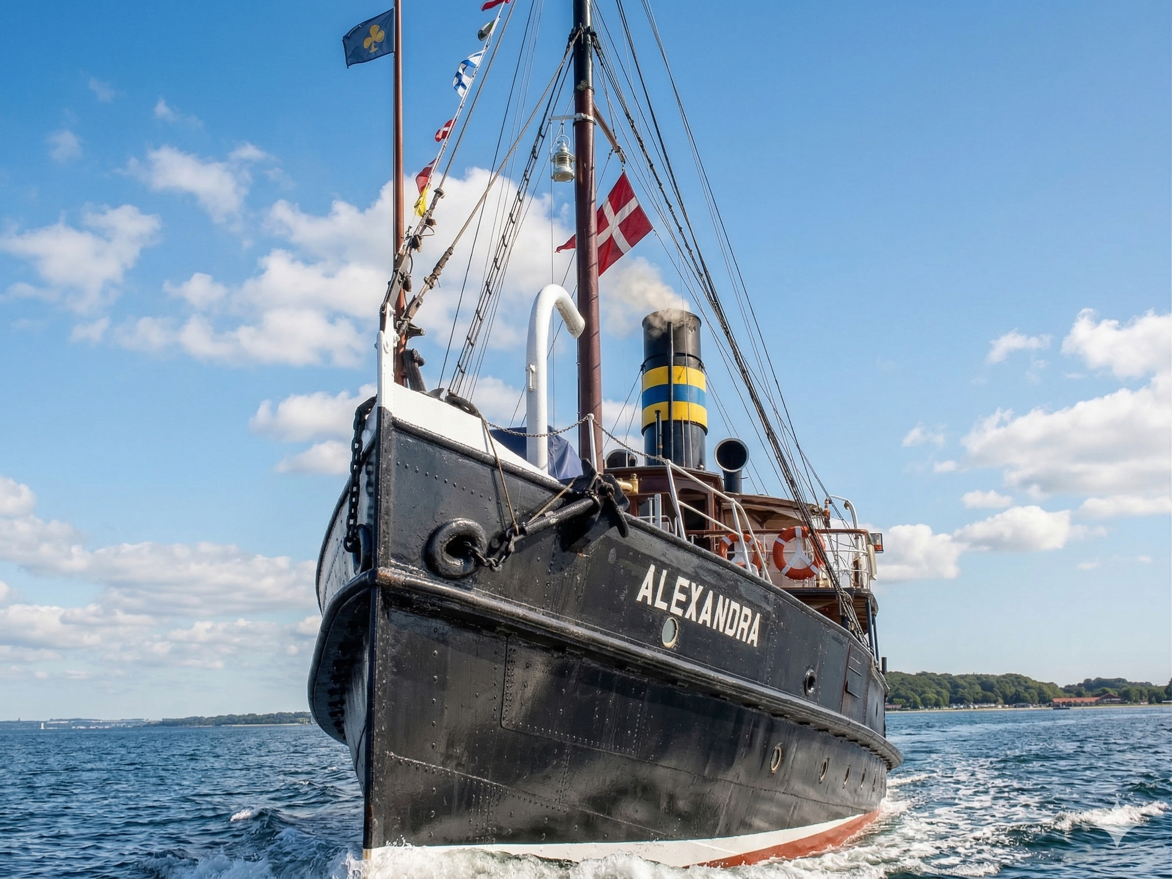 Nostalgische Dampferfahrt auf der Förde
