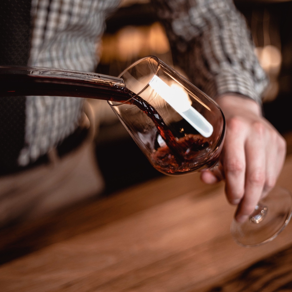 Guided wine tasting