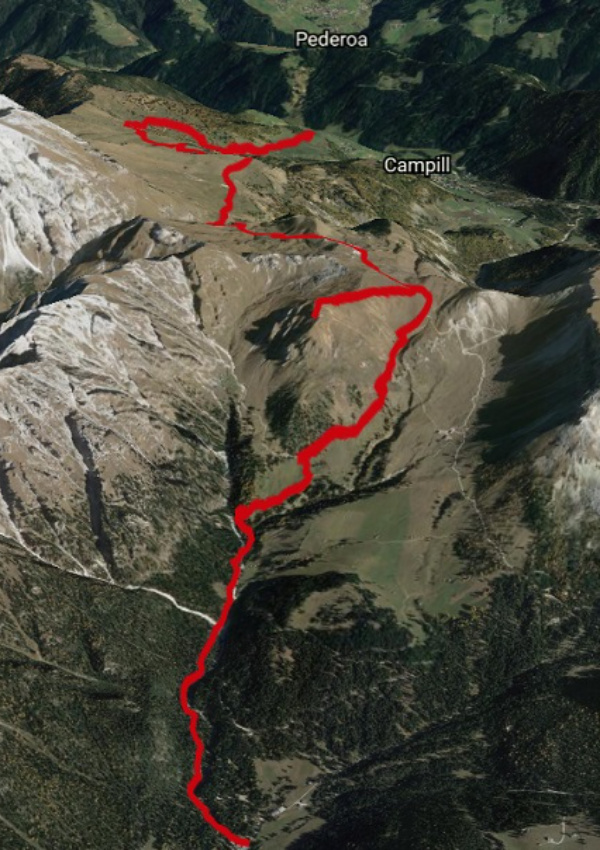 Map & way to the Gadertal