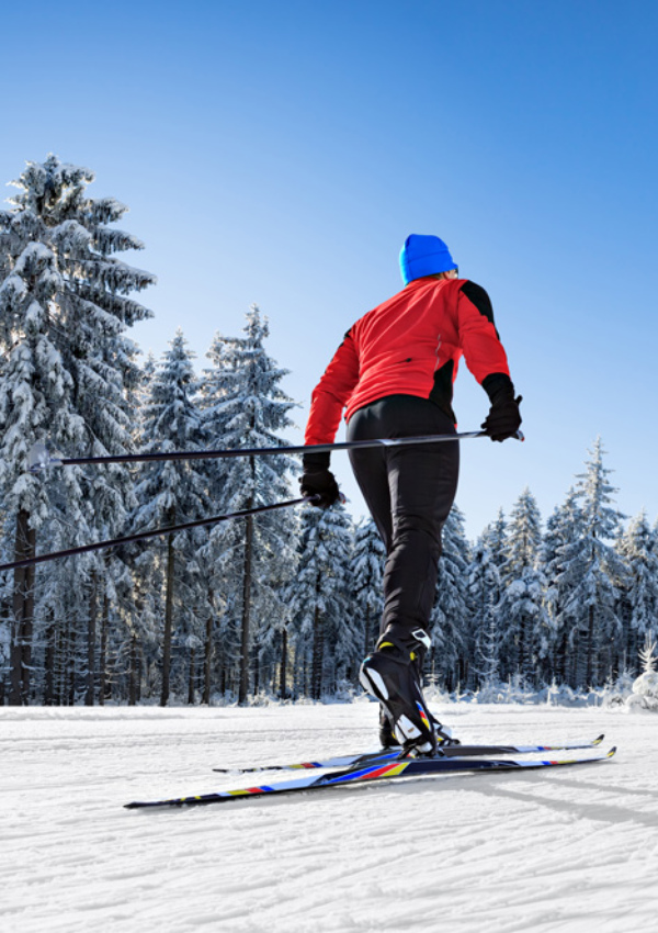 Right through the middle of the winter wonderland: cross-country skiing