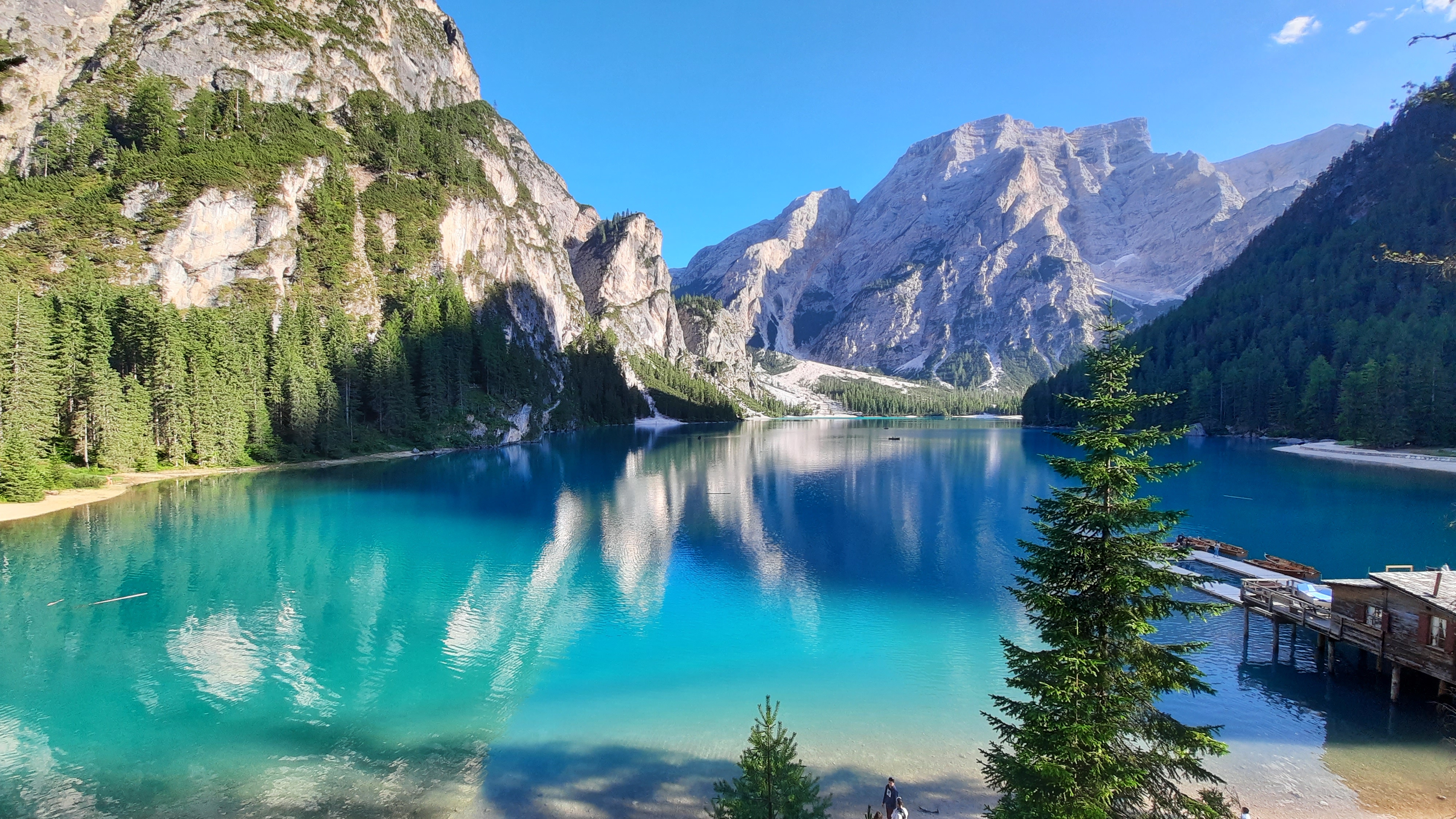 Wednesday: E-bike tour. To the Pragser Wildsee Lake.