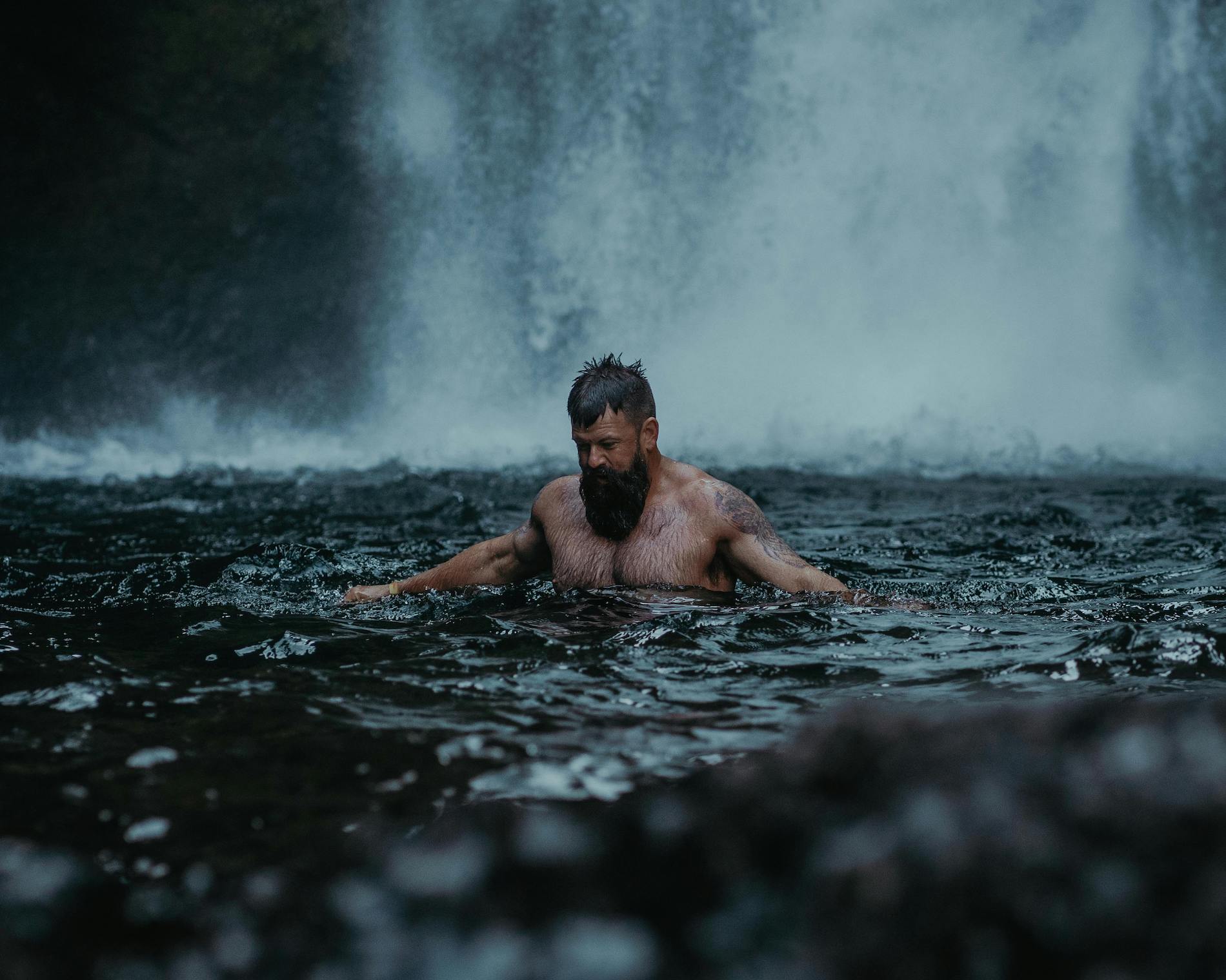 Energy reset at the waterfall
