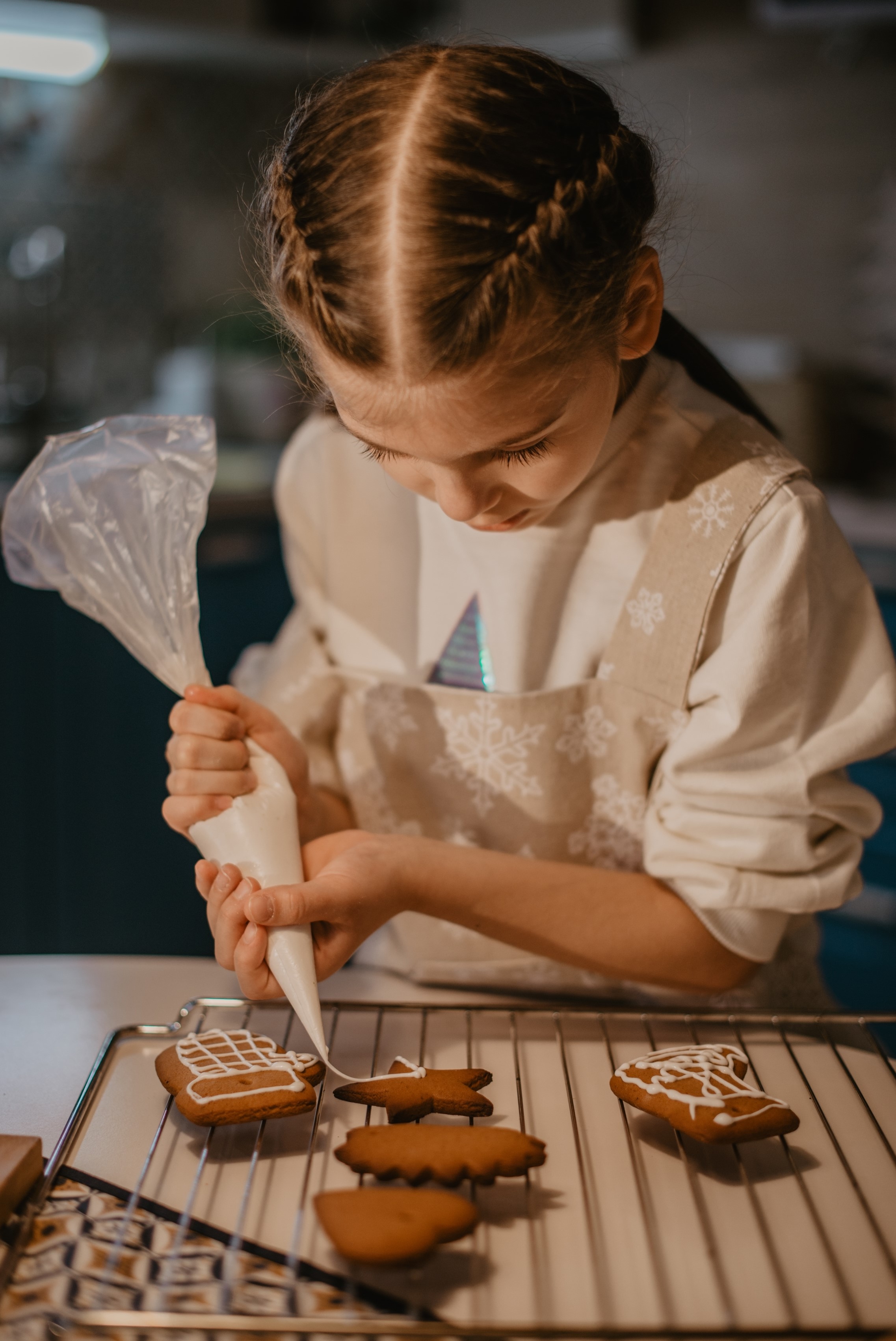Bake Christmas cookies