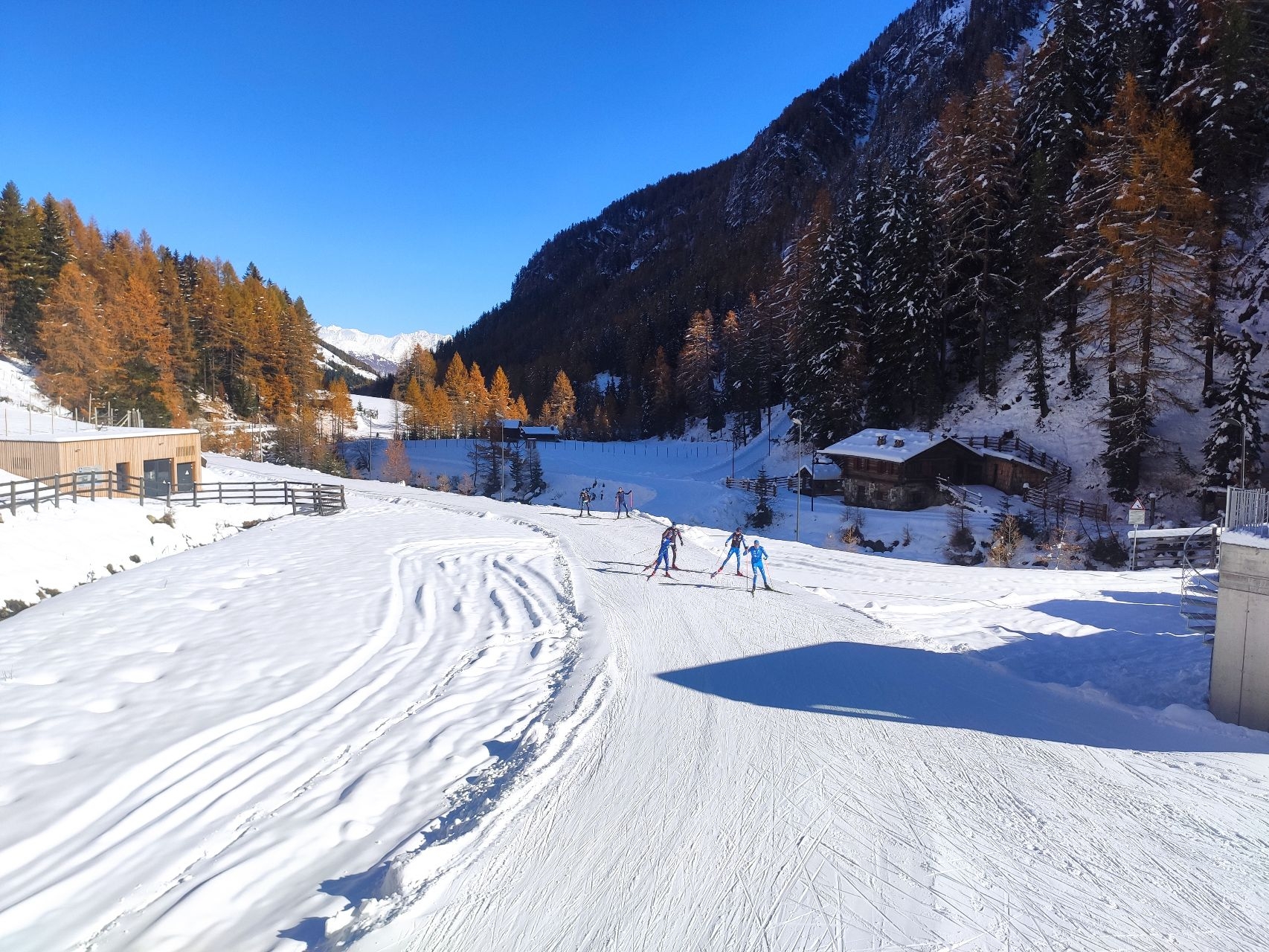Cross-country skiing in Martell