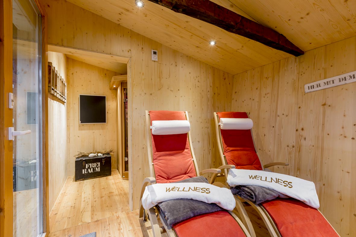 Nutzung Infrarotsauna