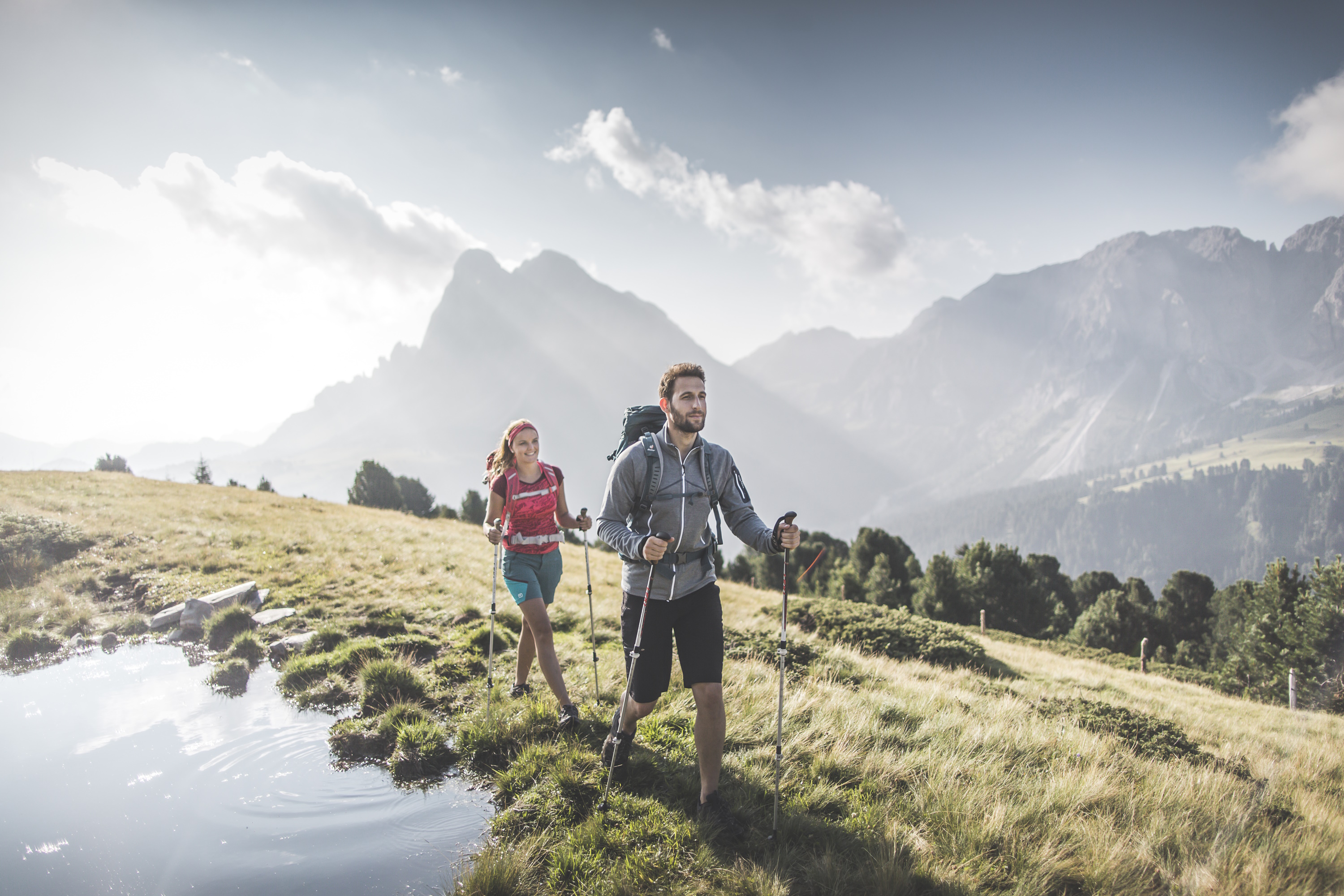 * Excursion on the trail San Pouses and waterfall trail with Werner