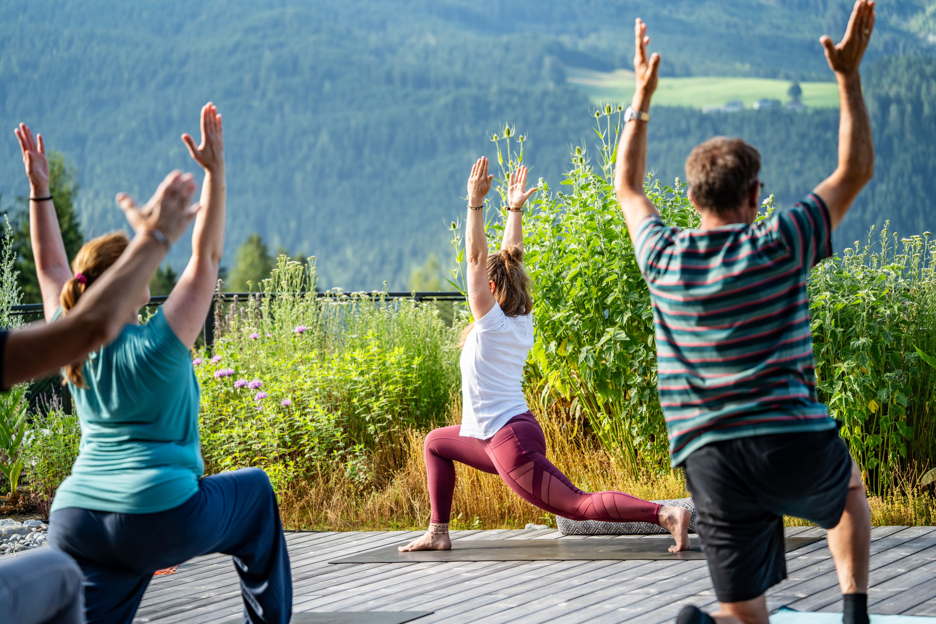 Morning yoga
