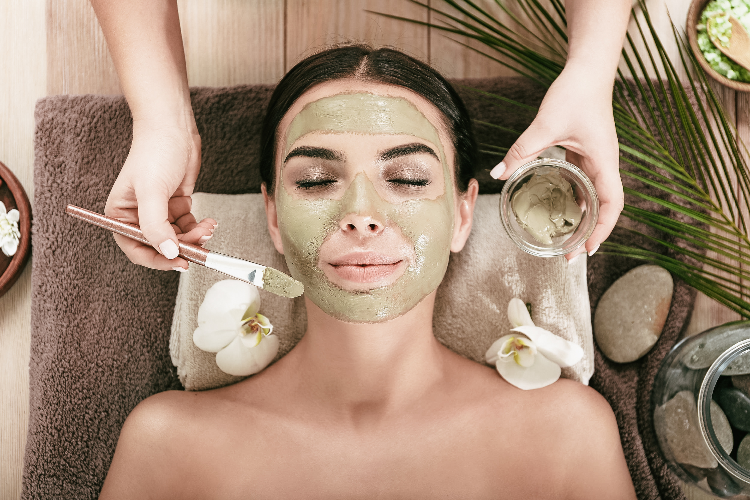 Luxurious facial treatments