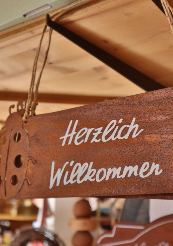 Gift shop at Haldensee.