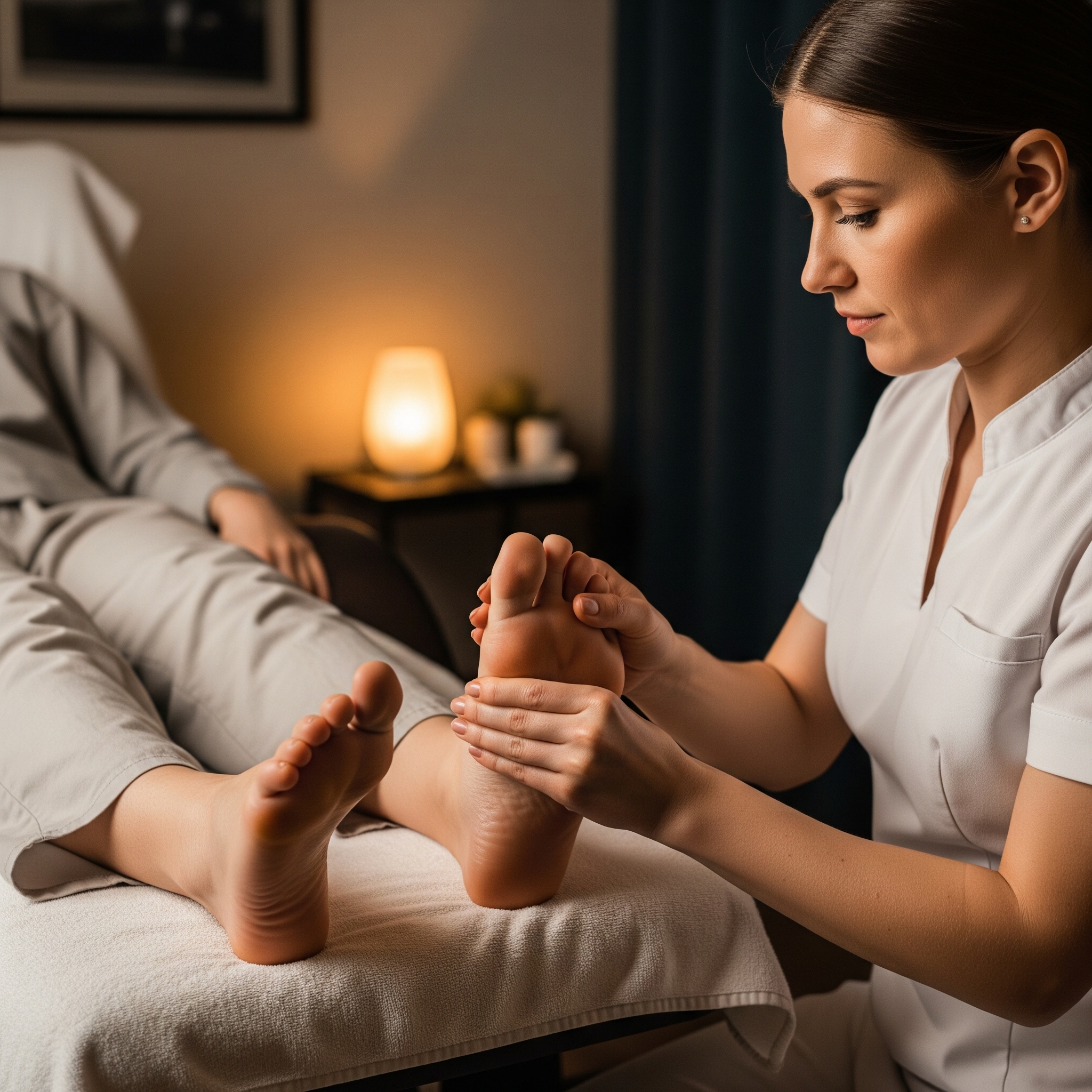 Foot reflexology - activation of the self-healing powers