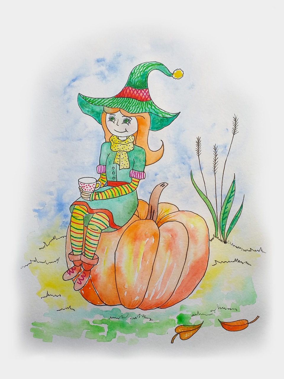 Schaurig-schön Halloween-Basteln & Kinderschminken 🎃🖌️