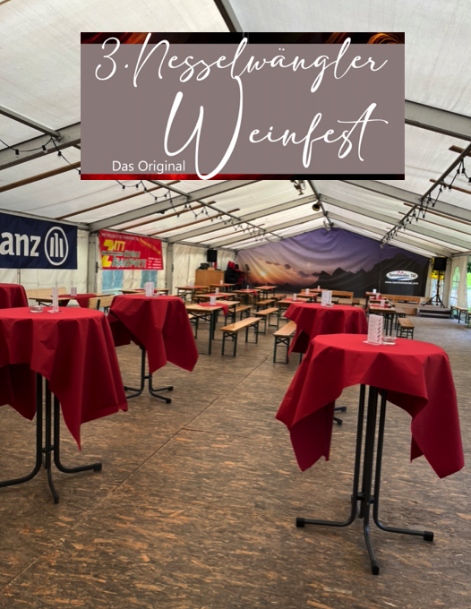 Enjoyment&Music: Nesselwängler wine festival invites you! 14.08.26