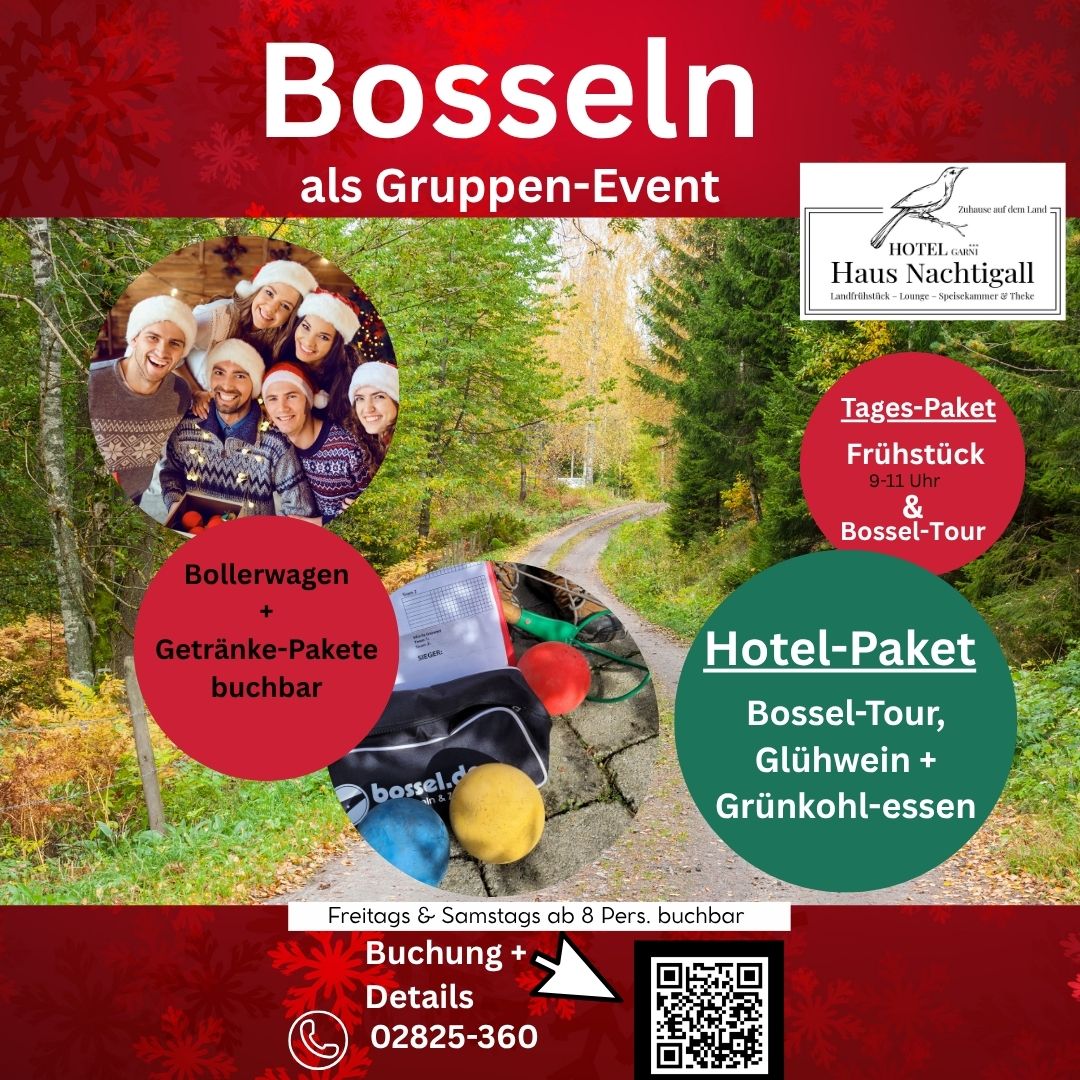 Bosseln - als Gruppenevent am Niederrhein - Uedem